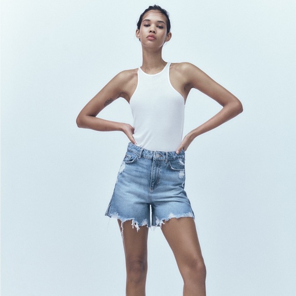 Zara Pants - NWT Zara Jean shorts